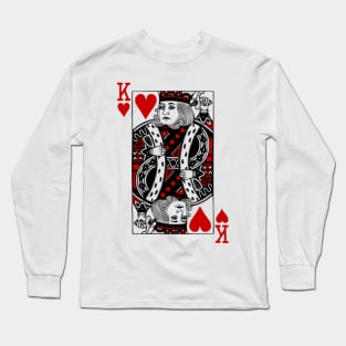 king of hearts Valentines Day (his and her) Long Sleeve T-Shirt